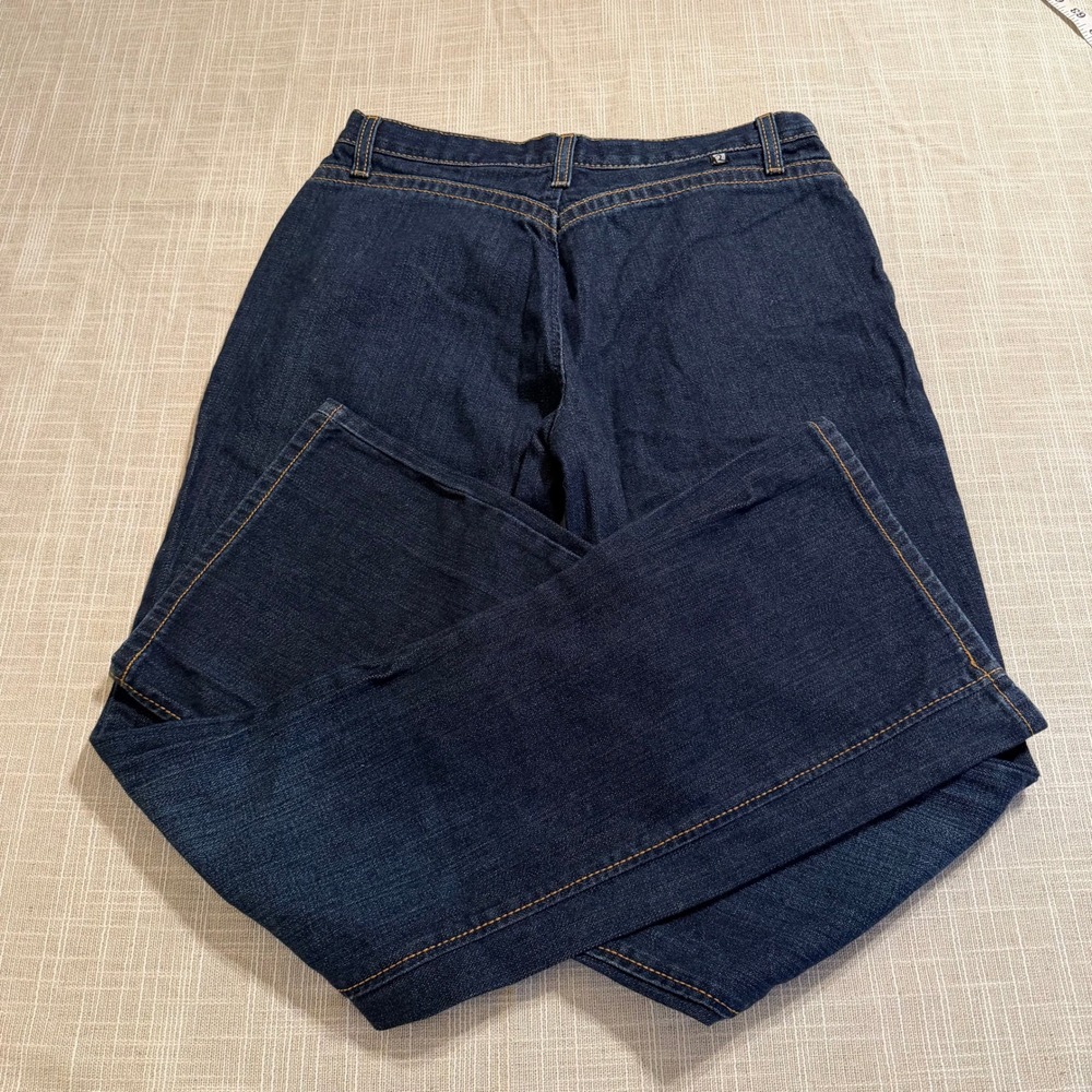Rockies Low Rise Dark Wash‎ Bootcut Jeans 10 Long RB82569071 Indigo Cotton Denim